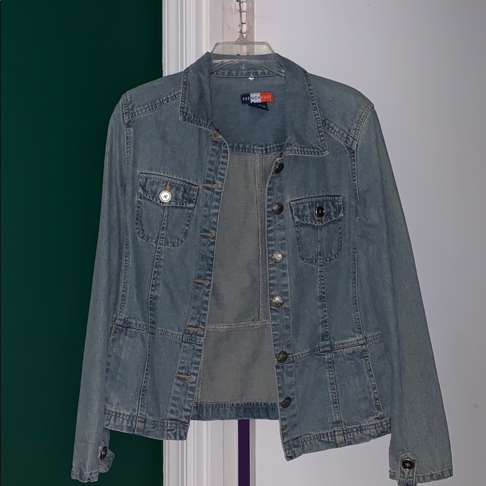 French Cuff Jean Jacket
